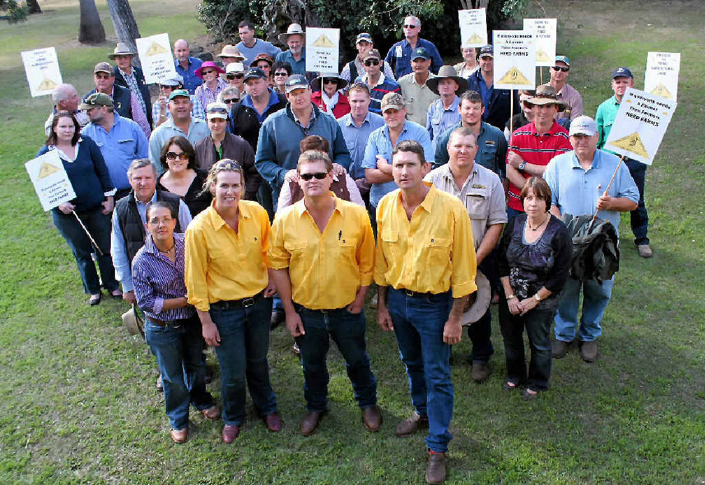 NO GO: Golden Triangle protestors have in the past expressed concern about the environmental impacts of the mine. NO GO: Golden Triangle protestors have in the past expressed concern about the environmental impacts of the mine.